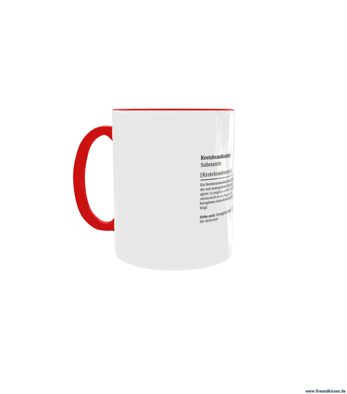 Fireandkisses feuerwehr-tasse „definition kreisbrandmeister“ - tasse feuerwehr-tasse „definition