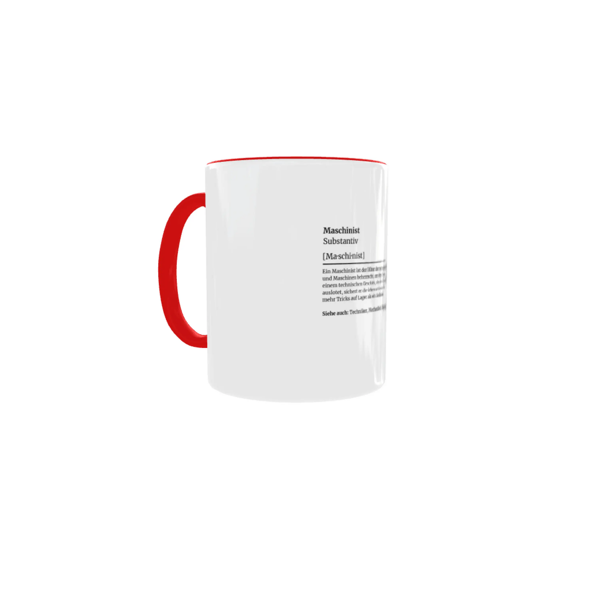 Fireandkisses feuerwehr-tasse „definition maschinist“ - tasse feuerwehr-tasse „definition maschinist“