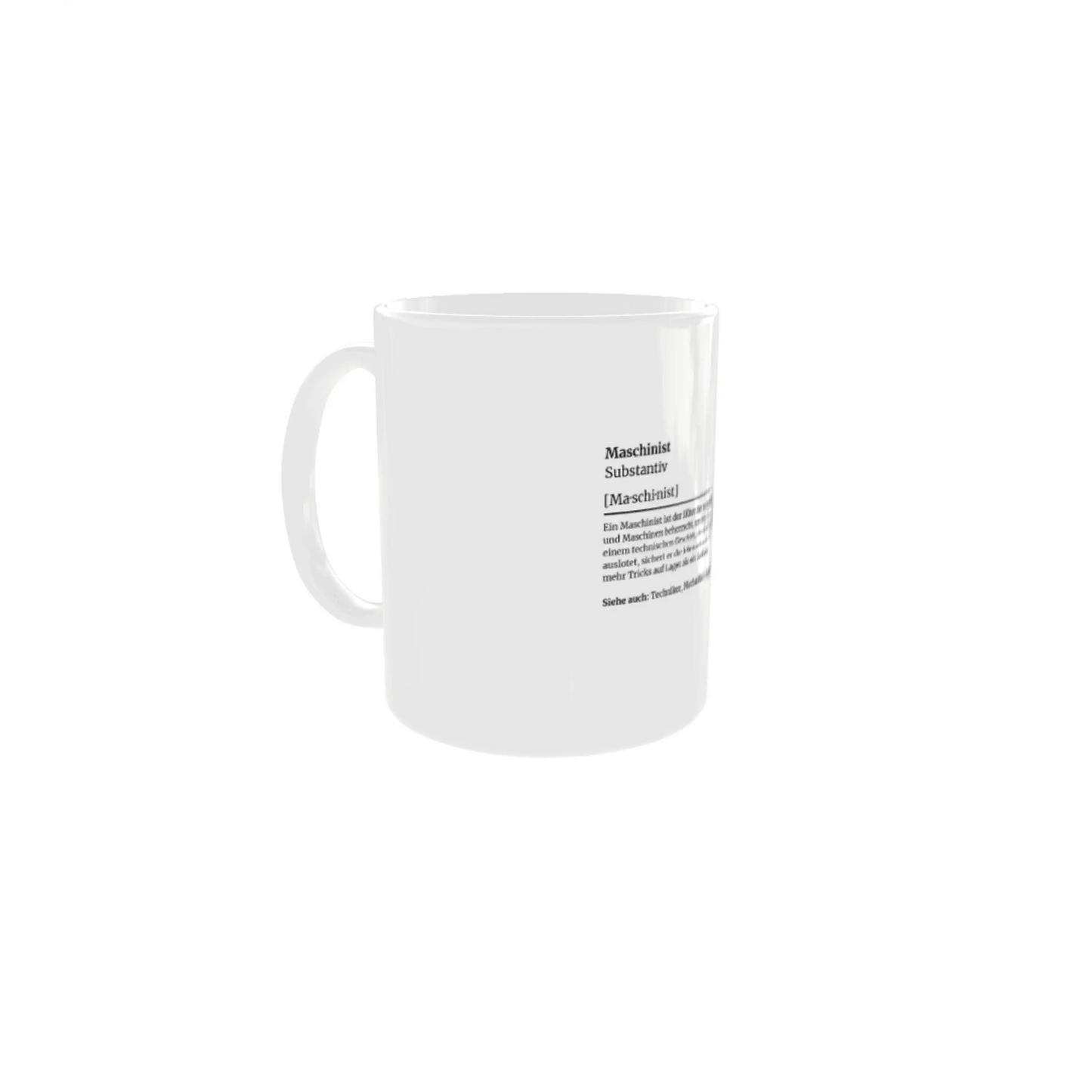 Fireandkisses feuerwehr-tasse „definition maschinist“ - tasse feuerwehr-tasse „definition maschinist“