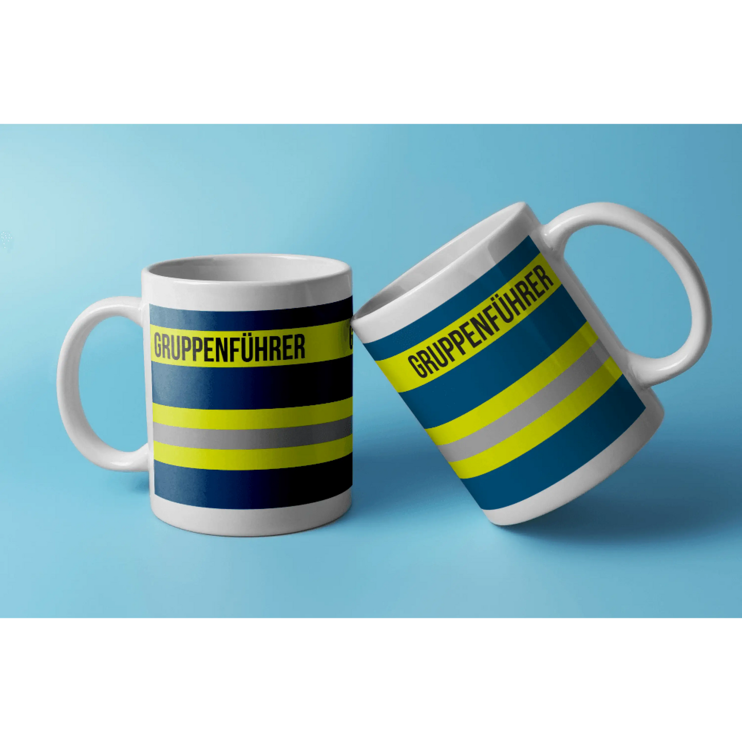 Fireandkisses feuerwehr-tasse „gruppenführer“ - weiß - tasse feuerwehr-tasse „gruppenführer“