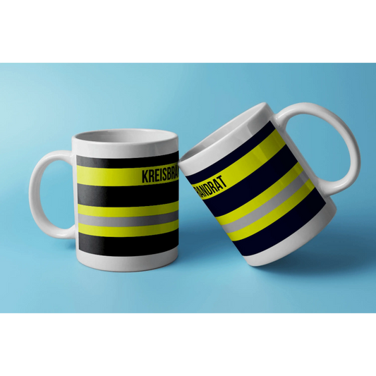 Fireandkisses feuerwehr-tasse „kreisbrandrat“ - weiß - tasse feuerwehr-tasse „kreisbrandrat“