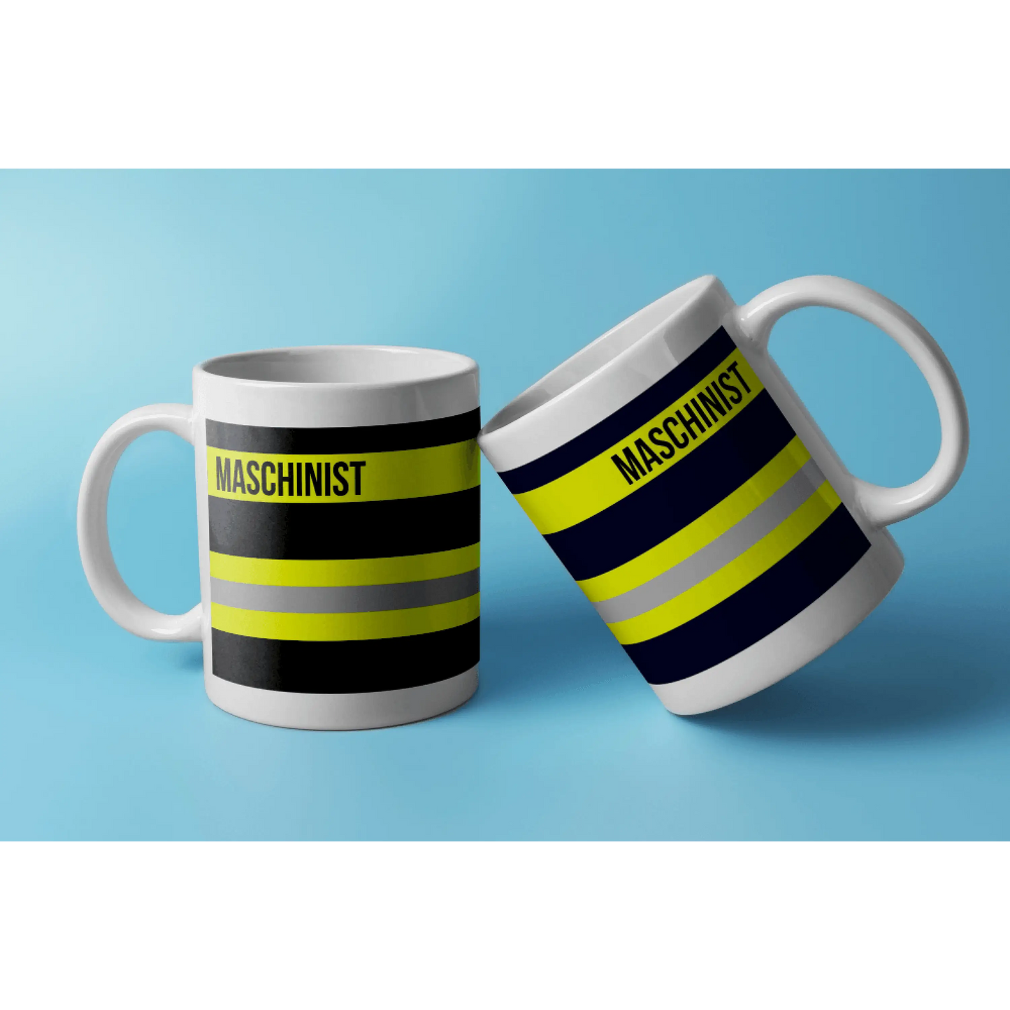 Fireandkisses feuerwehr-tasse „maschinist“ - weiß - tasse feuerwehr-tasse „maschinist“