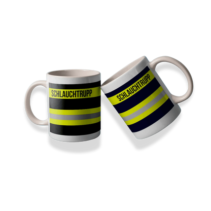Fireandkisses feuerwehr-tasse „schlauchtrupp“ - tasse feuerwehr-tasse „schlauchtrupp“