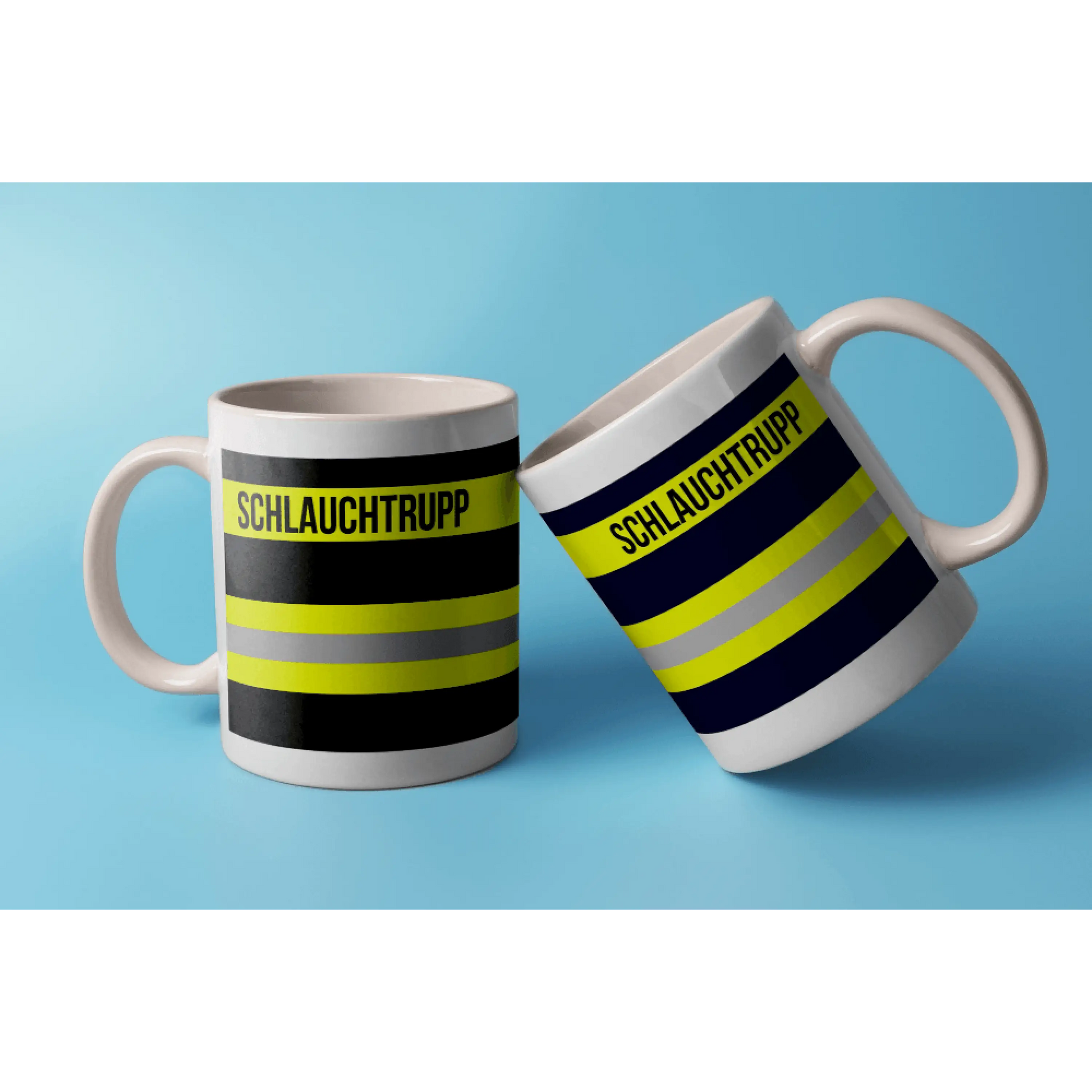Fireandkisses feuerwehr-tasse „schlauchtrupp“ - weiß - tasse feuerwehr-tasse „schlauchtrupp“