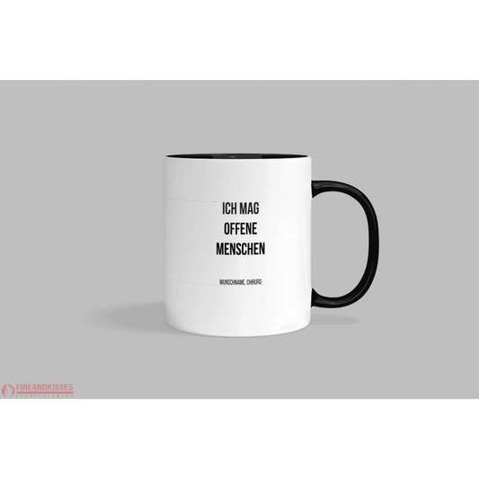 Fireandkisses Fun-Tasse ’Chirurg’ - Schwarz - Tasse