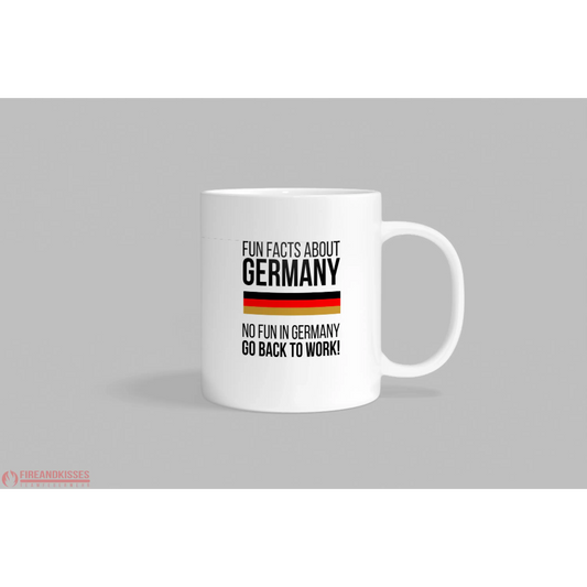Fireandkisses fun-tasse „fun facts about germany“ - weiß - tasse fun-tasse „fun facts germany“