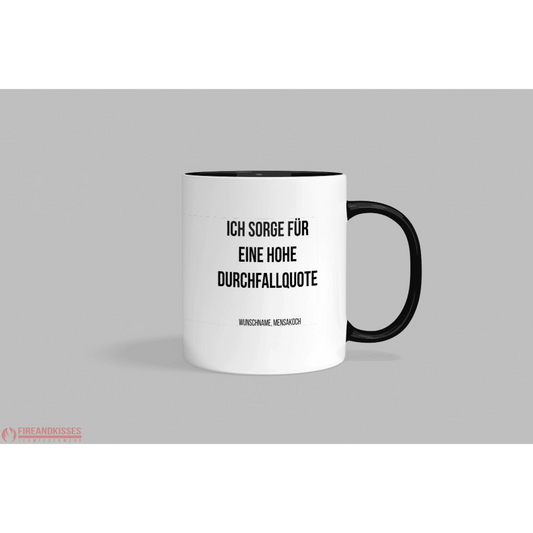 Fireandkisses Fun-Tasse ’Mensakoch’ - Schwarz - Tasse