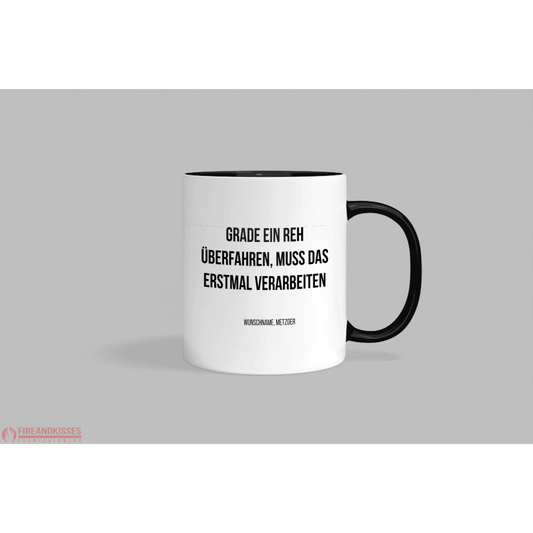 Fireandkisses Fun-Tasse ’Metzger’ - Schwarz - Tasse