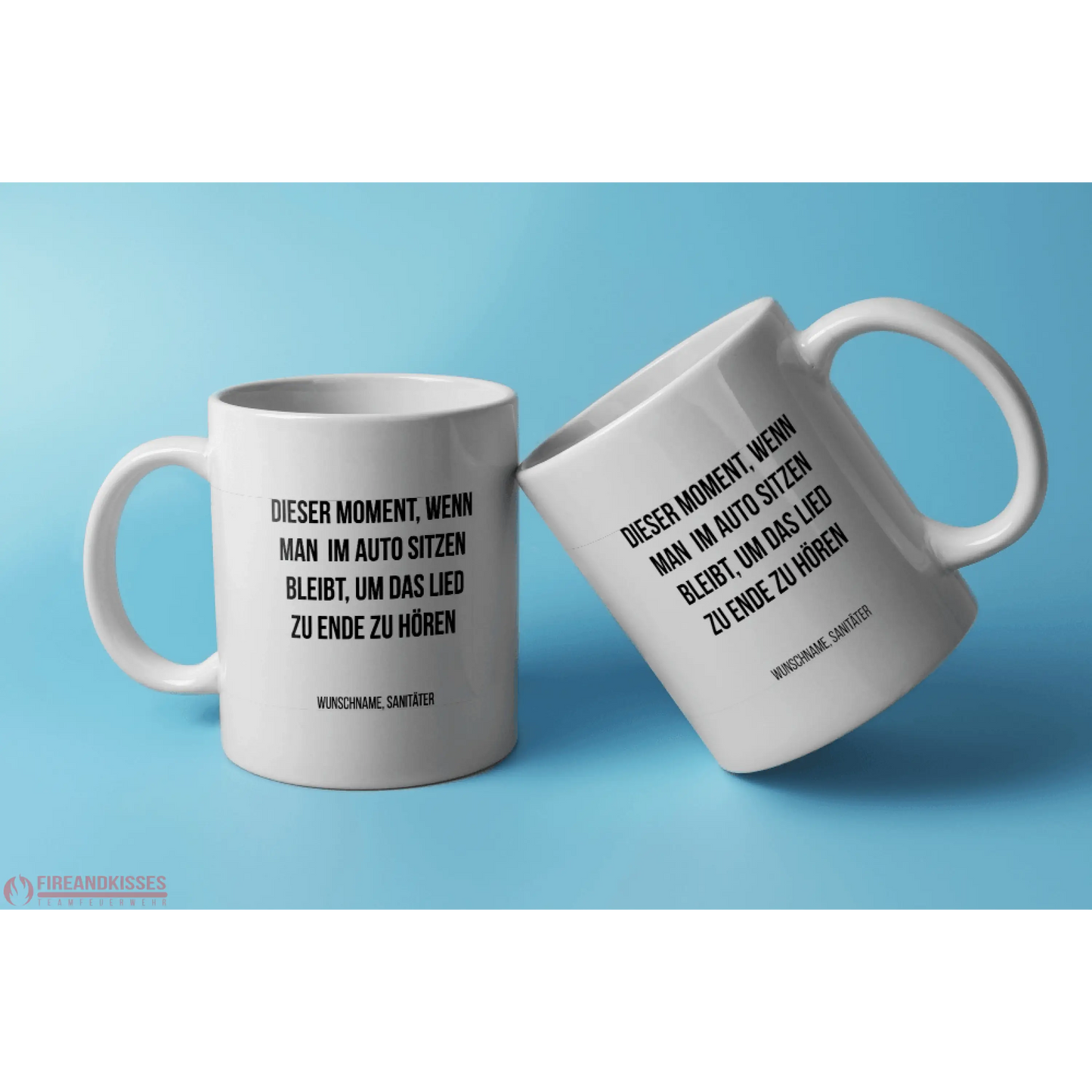 Fireandkisses Fun-Tasse ’Sanitäter’ - Weiß - Tasse