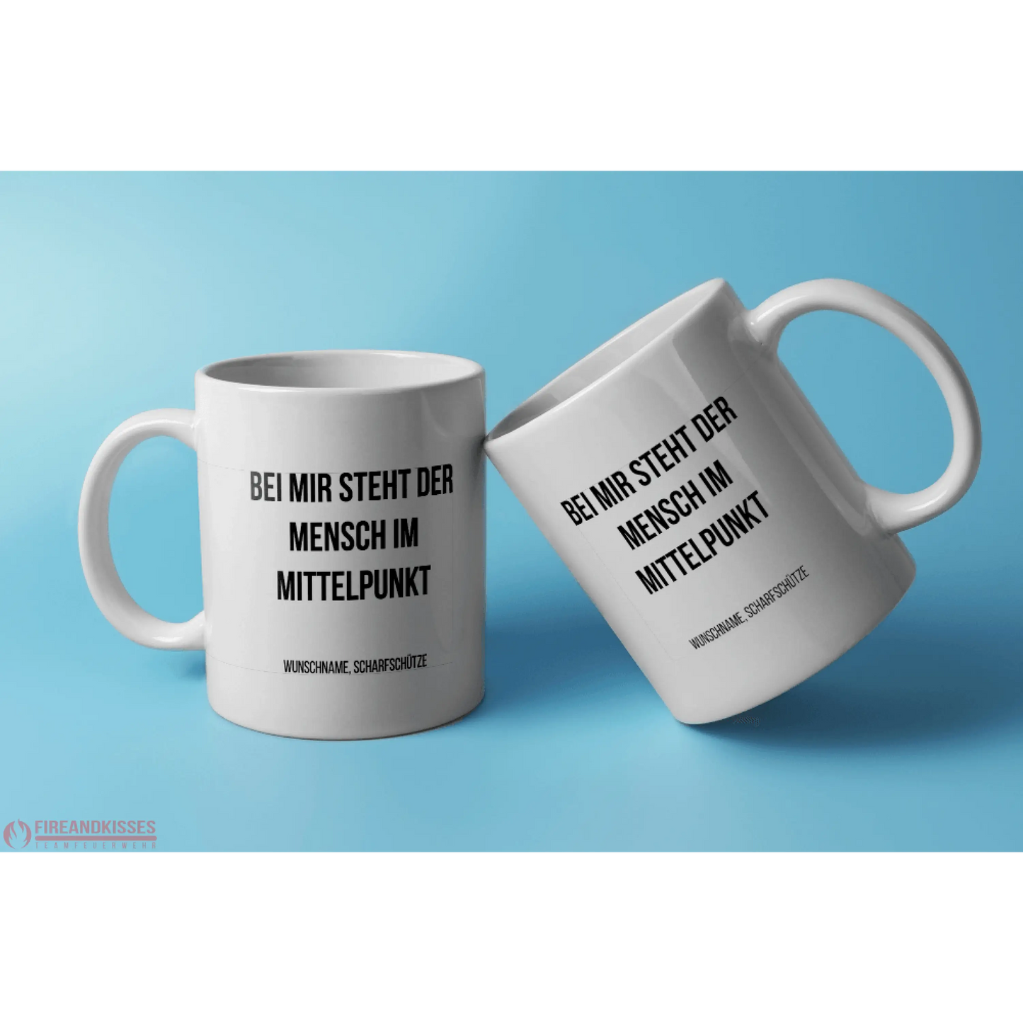 Fireandkisses Fun-Tasse ’Scharfschütze’ - Weiß - Tasse