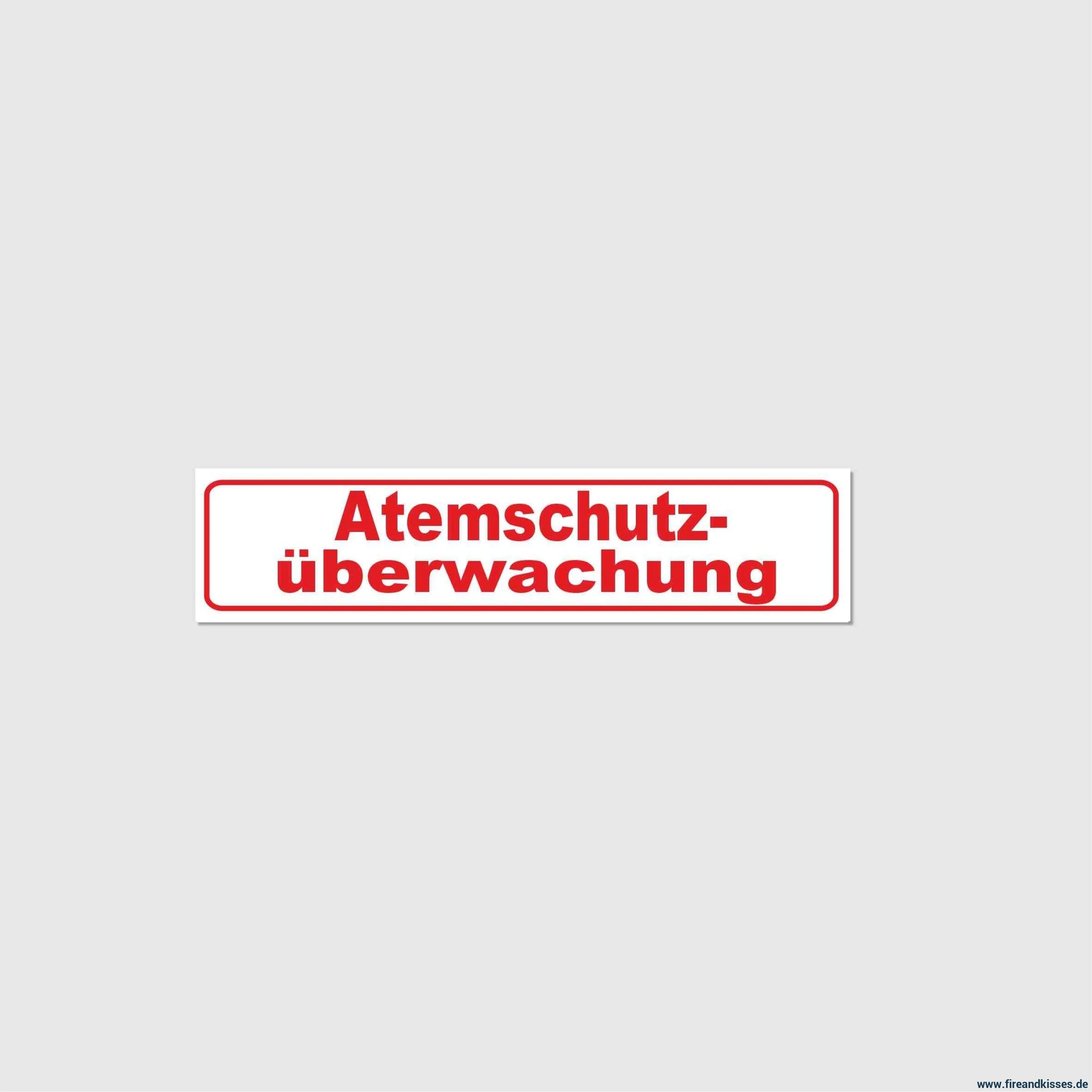 Fireandkisses magnetschild atemschutzüberwachung - magnetschild atemschutzüberwachung