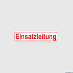 Fireandkisses magnetschild einsatzleitung - magnetschild einsatzleitung