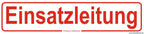 Fireandkisses magnetschild einsatzleitung - magnetschild einsatzleitung
