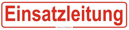 Fireandkisses Magnetschild EINSATZLEITUNG - Fireandkisses