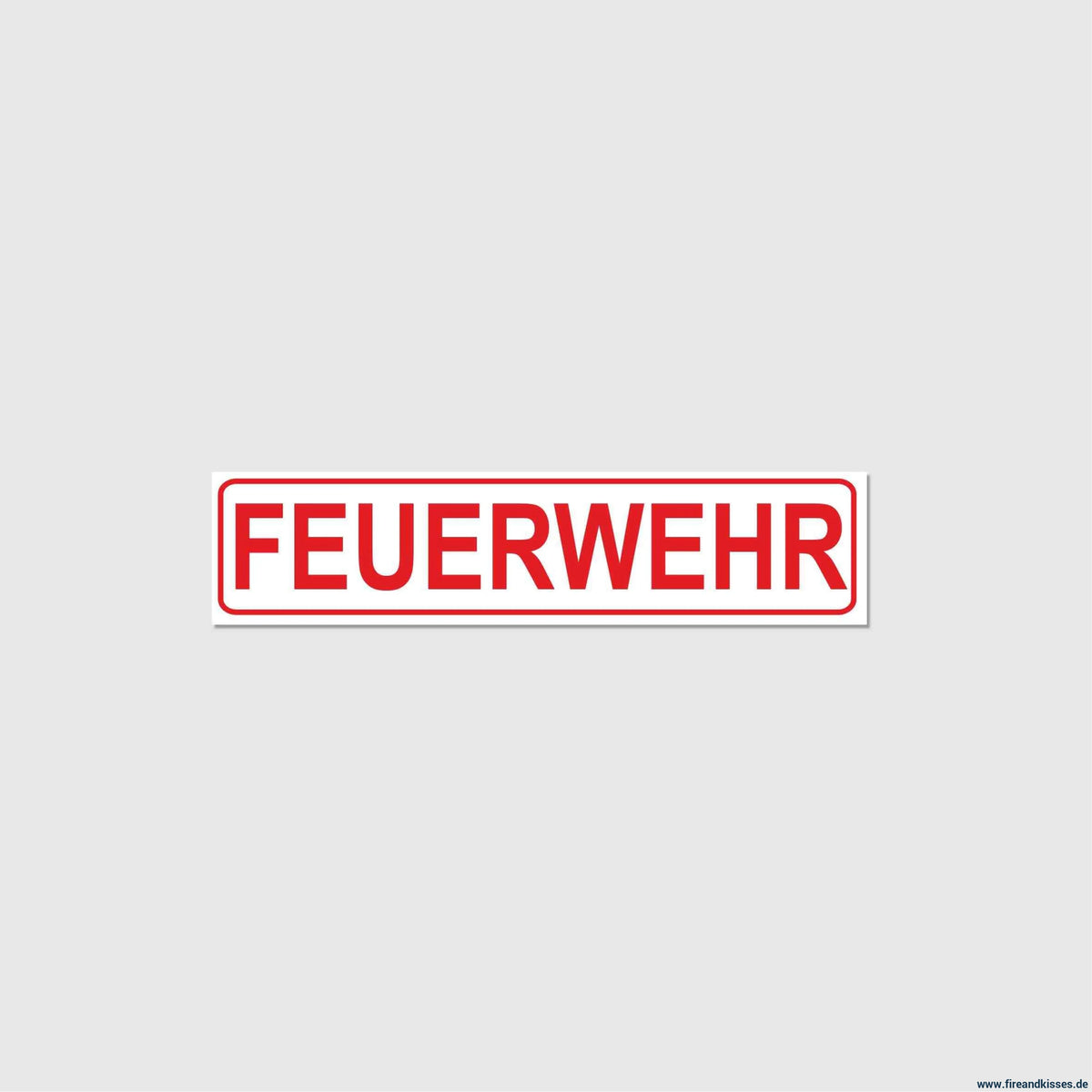 Fireandkisses magnetschild feuerwehr - magnetschild feuerwehr - fireandkisses.de