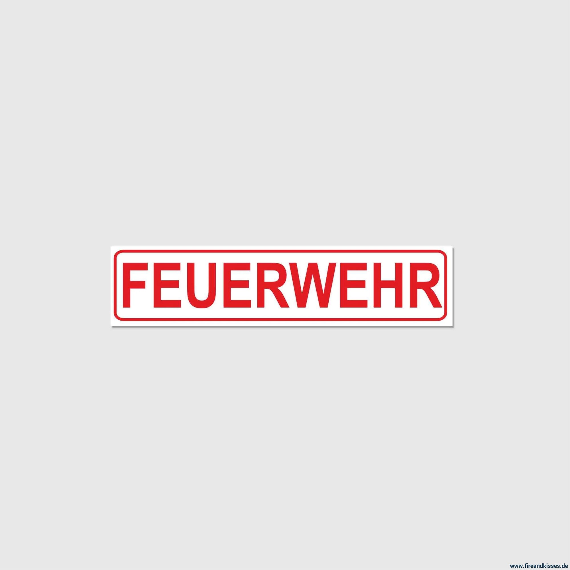 Fireandkisses magnetschild feuerwehr - magnetschild feuerwehr - fireandkisses.de
