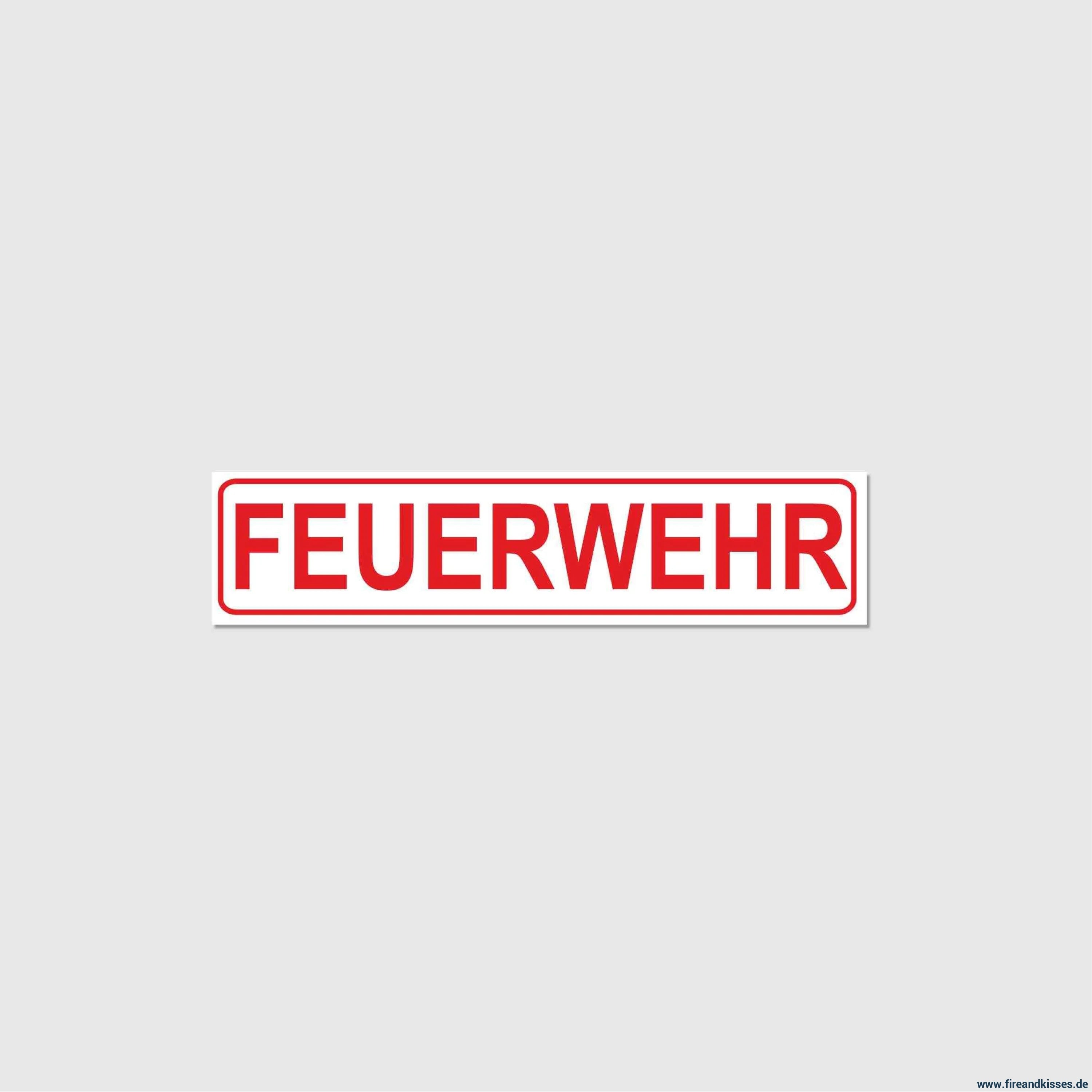 Fireandkisses magnetschild feuerwehr - magnetschild feuerwehr - fireandkisses.de