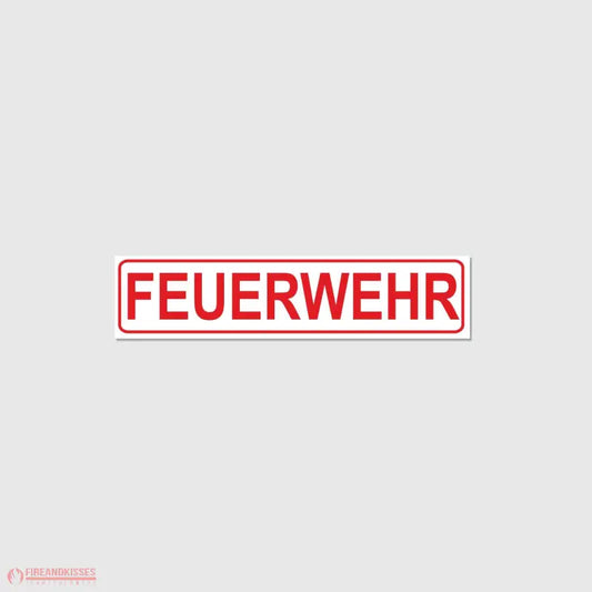 Fireandkisses Magnetschild FEUERWEHR - Fireandkisses