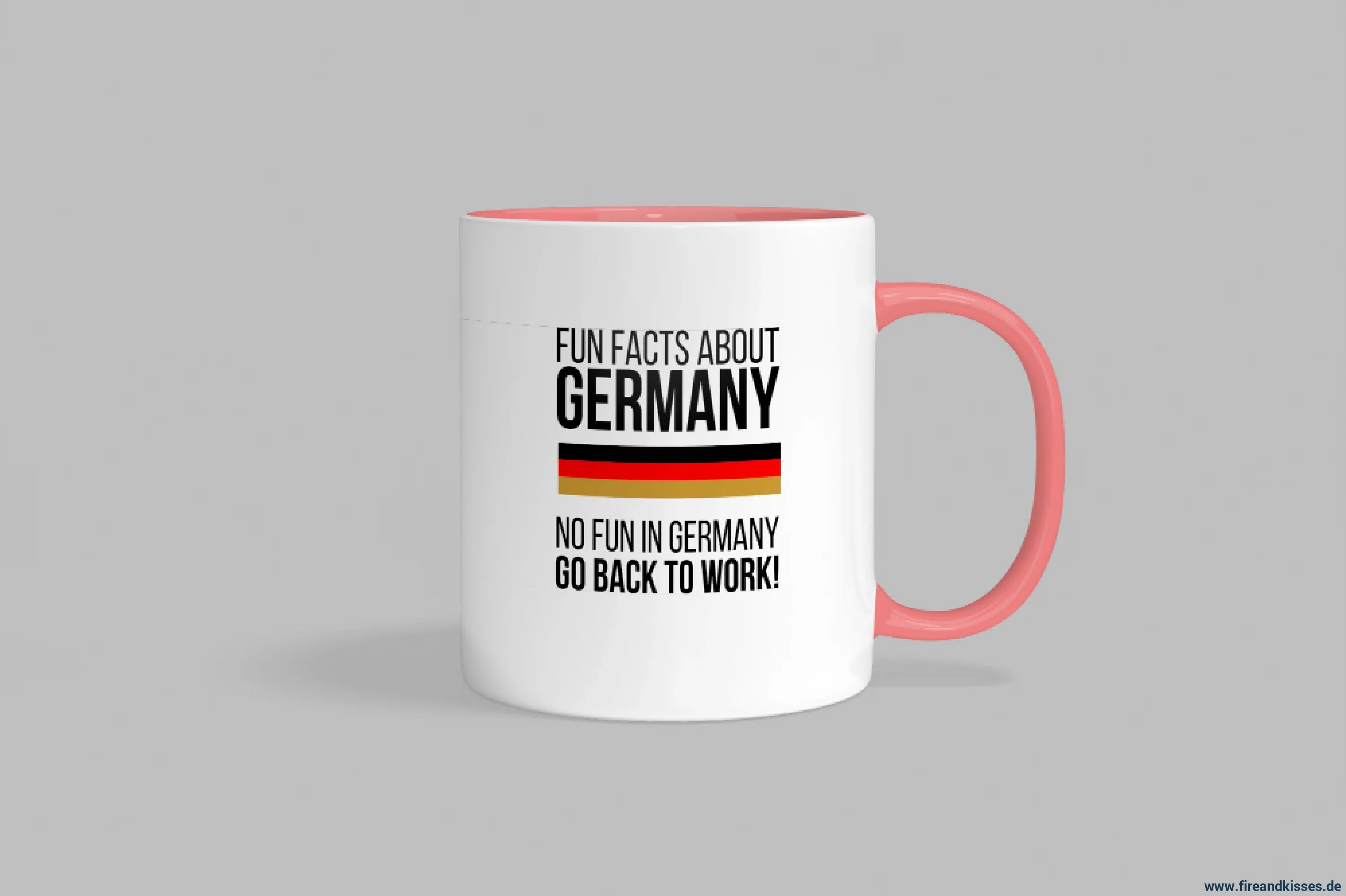 Fireandkisses fun-tasse „fun facts about germany“ - rosa henkel & rand - tasse fun-tasse „fun facts germany“
