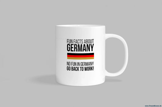 Fireandkisses fun-tasse „fun facts about germany“ - weiß - tasse fun-tasse „fun facts germany“