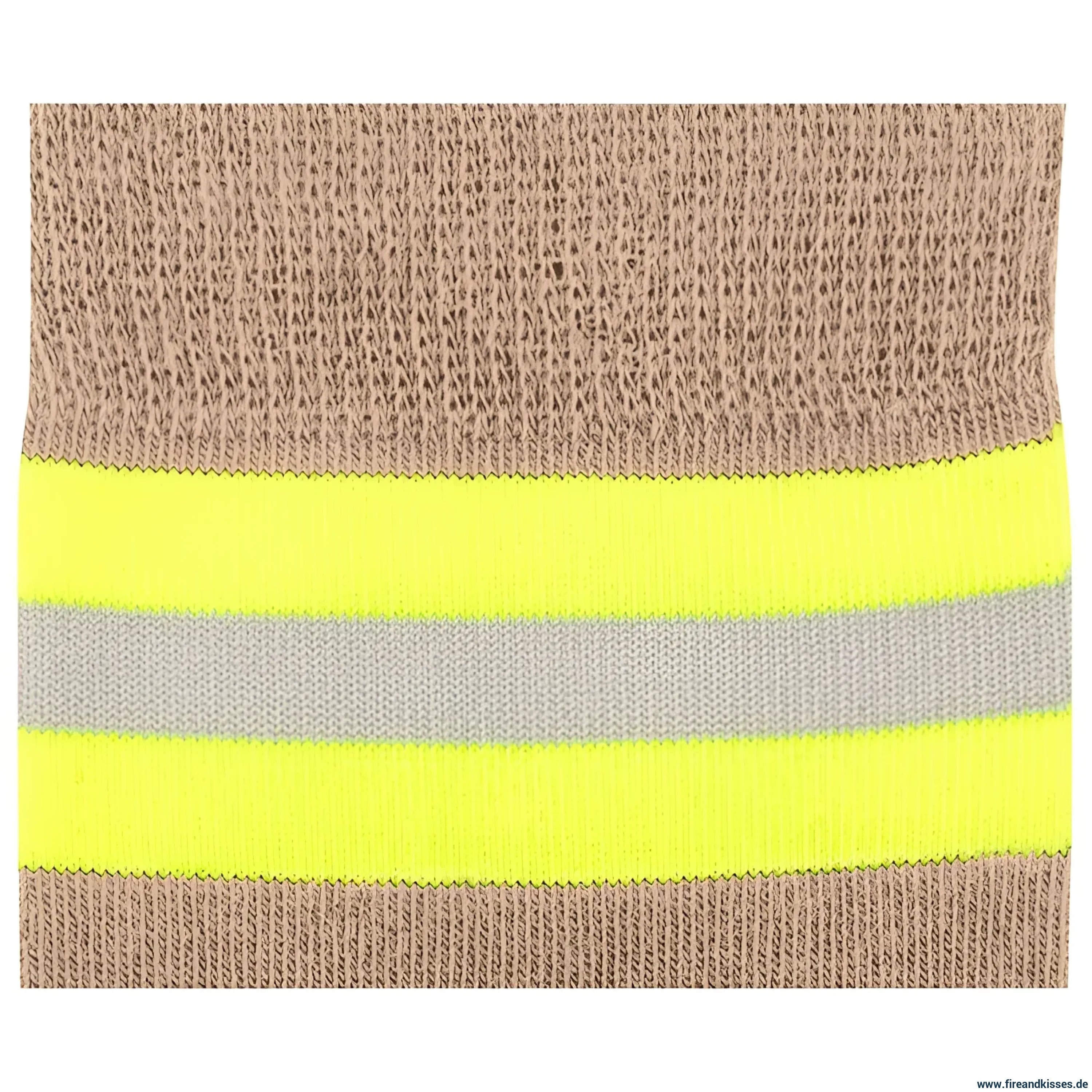Heldensocken beige/gelb-silber-gelb – feuerwehrsocken im modernen einsatzlook | fireandkisses.de - socken