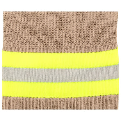 Heldensocken beige/gelb-silber-gelb – feuerwehrsocken im modernen einsatzlook | fireandkisses.de - socken