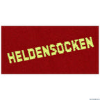 Heldensocken rot/gelb-silber-gelb – feuerwehrsocken für helden | fireandkisses.de - rot/gelb-silber-gelb feuerwehrsocken