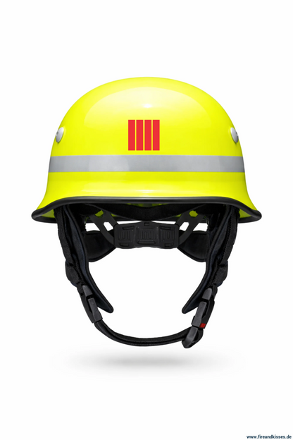 Helmaufkleber feuerwehr helmkennzeichnung reflexrot bayern kreisbrandrat - aufkleber feuerwehr helmkennzeichnung