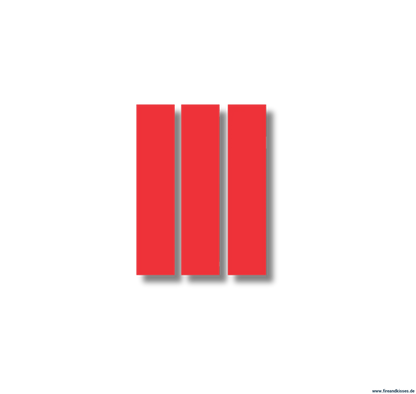 Helmaufkleber feuerwehr helmkennzeichnung reflexrot bayern stadtbrandinspektor - aufkleber feuerwehr helmkennzeichnung