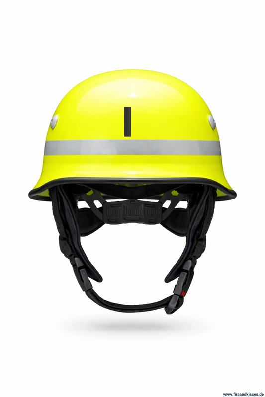 Helmkennzeichnung stellv. Kommandant – schwarz - aufkleber | feuerwehr | fireandkisses