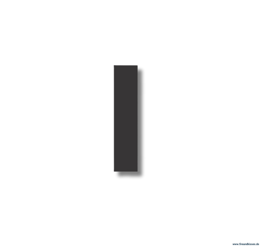 Helmkennzeichnung stellv. Kommandant – schwarz - aufkleber | feuerwehr | fireandkisses