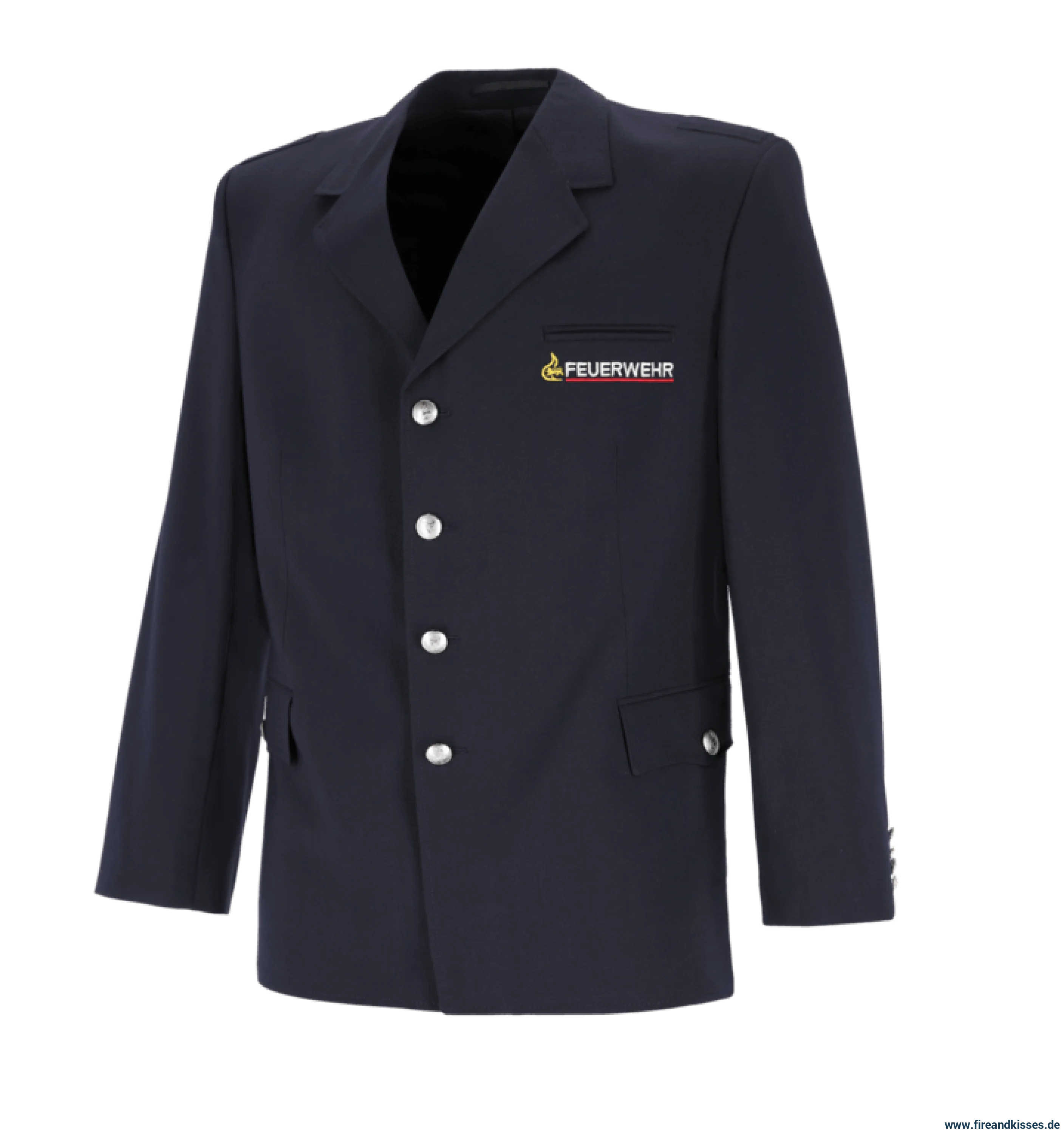 Herren-sakko baden württemberg fresko schwarzblau schlanke-größen 90 - 118 - feuerwehr uniformem.