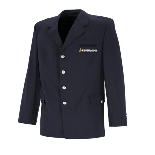 Herren-sakko baden württemberg fresko schwarzblau schlanke-größen 90 - 118 - feuerwehr uniformem.