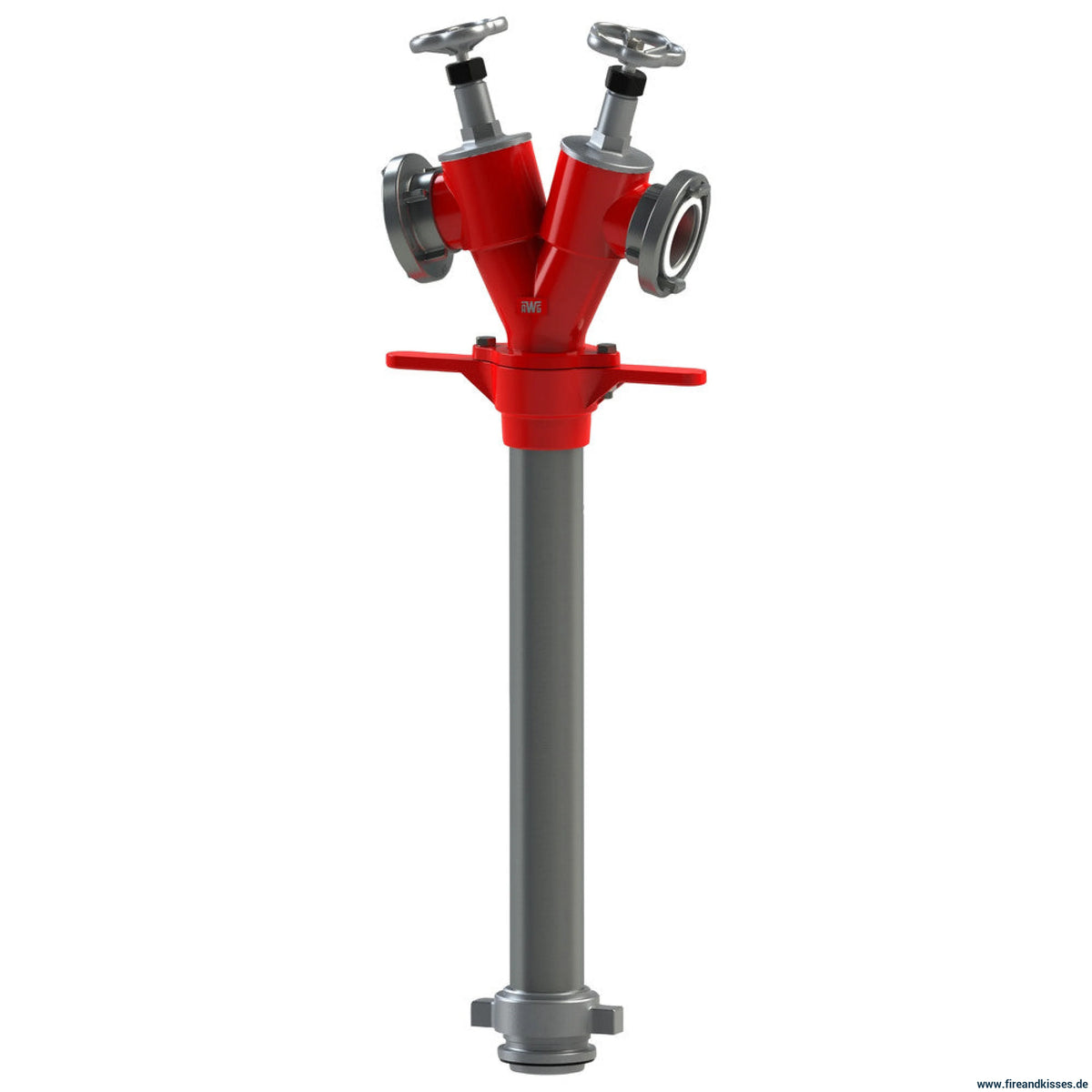 Hydrantenstandrohr Feuerwehr AWG DIN 14375 DN 80 2x Storz-B