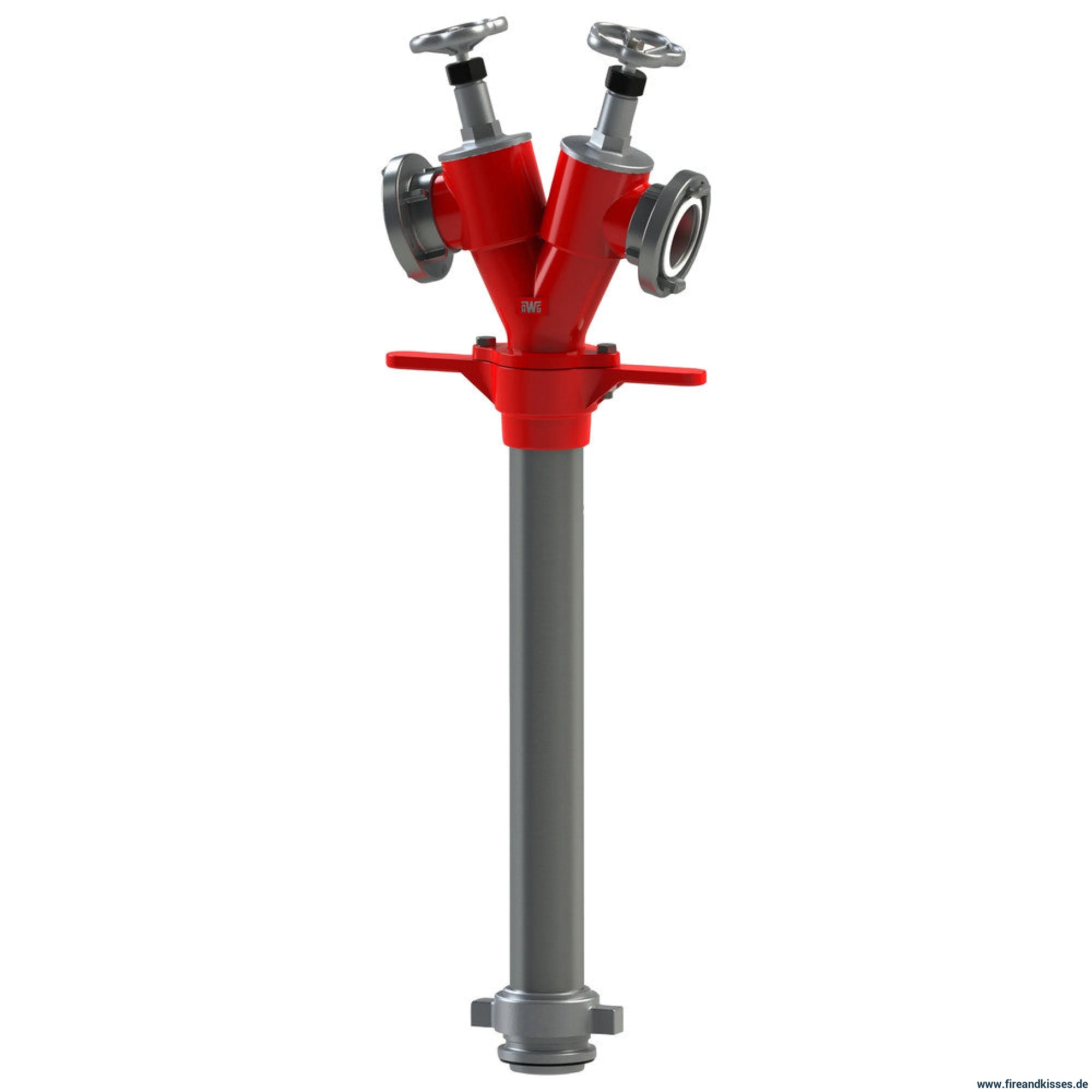 Hydrantenstandrohr Feuerwehr AWG DIN 14375 DN 80 2x Storz-B