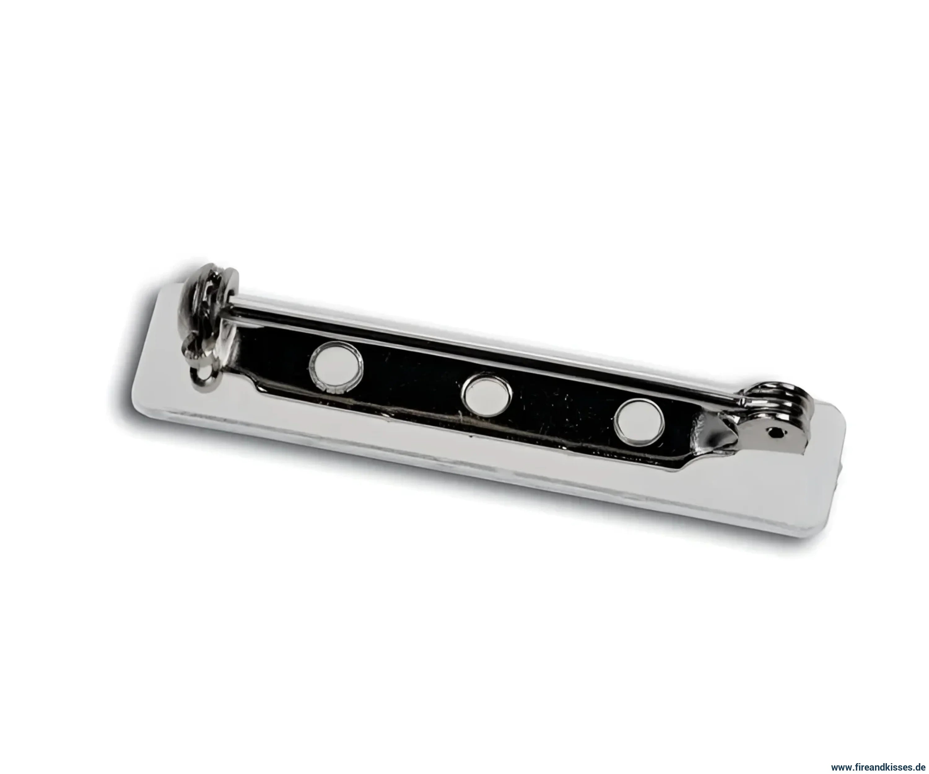 Individuelles aluminium-namensschild mit sicherheitsnadel - namensschild aluminium-namensschild