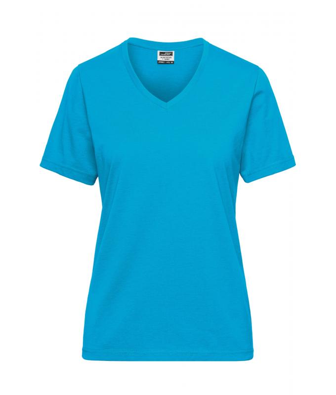 JN1807 Workwear T-Shirt Damen – turquoise – Daiber