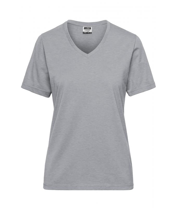 JN1807 Workwear T-Shirt Damen – grey-heather – Daiber