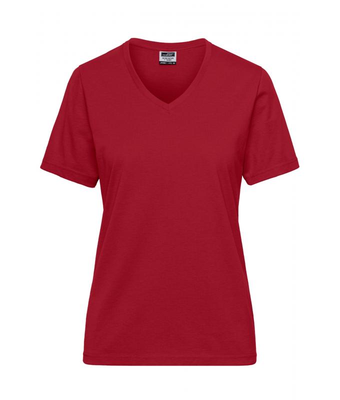 JN1807 Workwear T-Shirt Damen – red – Daiber