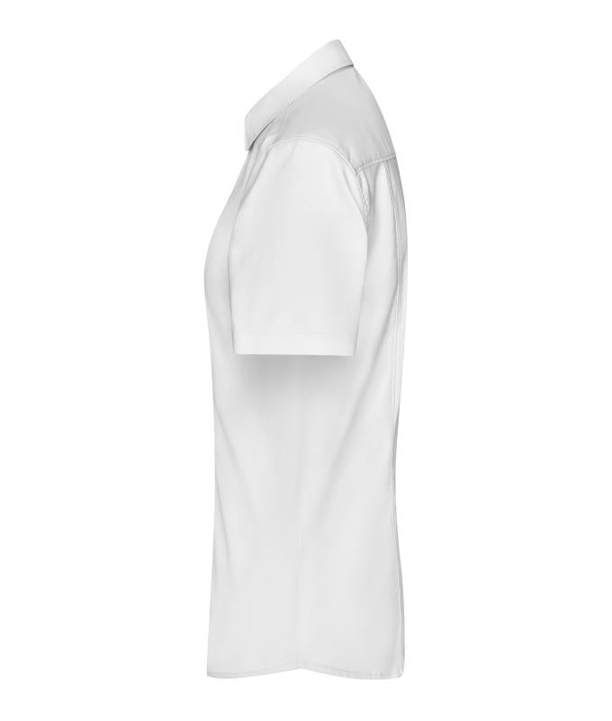 Weiße Damen-Uniformbluse JN683 – Detailansicht
