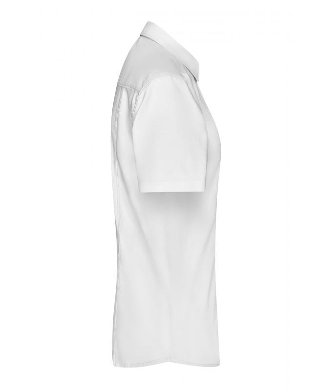 Weiße Damen-Uniformbluse JN683 – Detailansicht