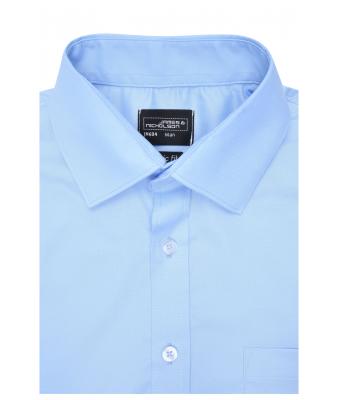 Herren-Uniformhemd JN684 Kurzarm Weiß – Rückansicht