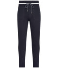 Daiber JN780 Men's Jog-Pants navy/white unbedruckt – Vorderansicht