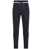 Daiber JN780 Men's Jog-Pants navy/white unbedruckt – Vorderansicht