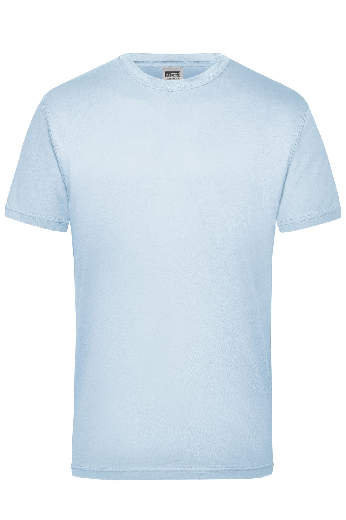 JN800 Workwear T-Shirt Herren – light-blue – James & Nicholson