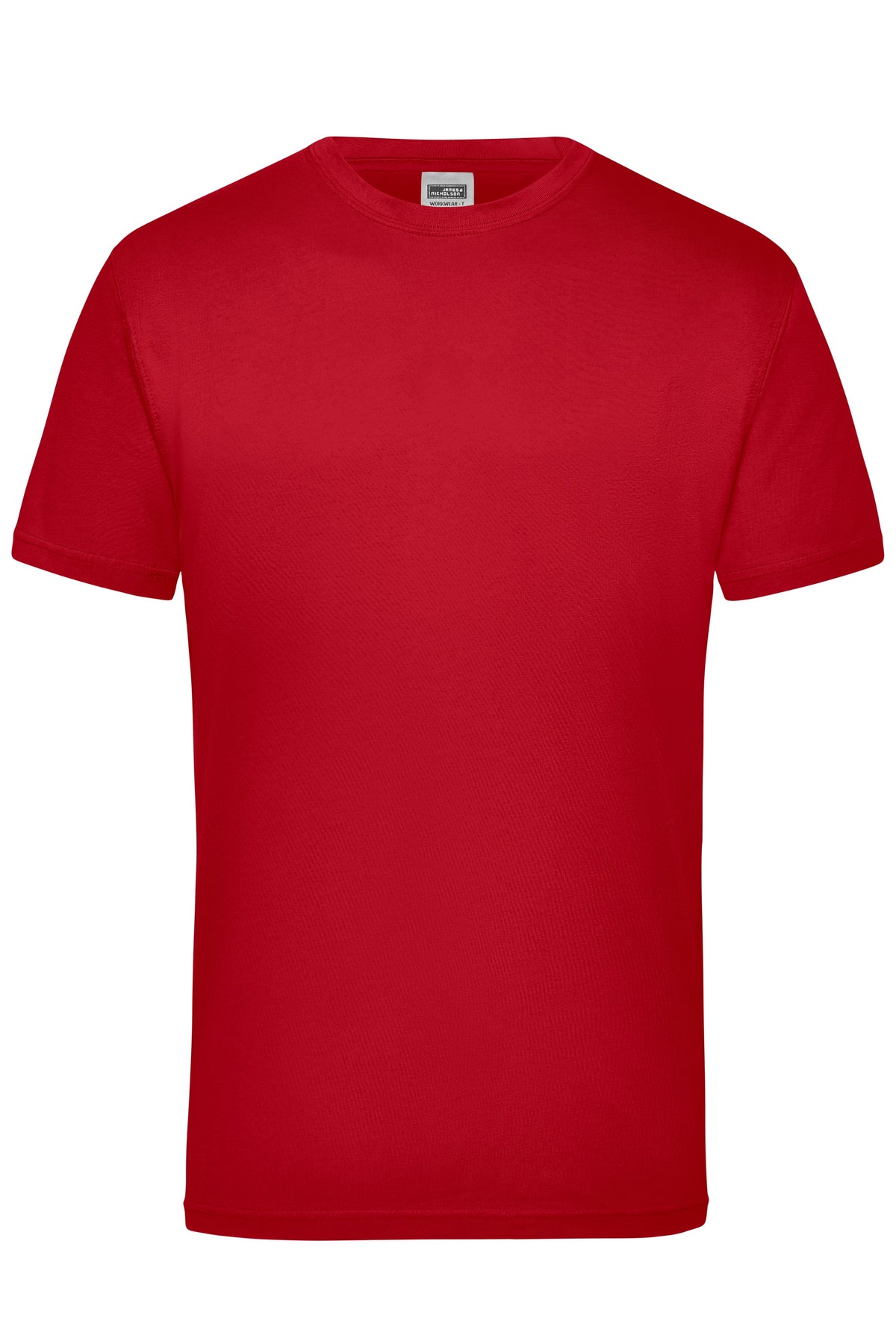 JN800 Workwear T-Shirt Herren – red – James & Nicholson