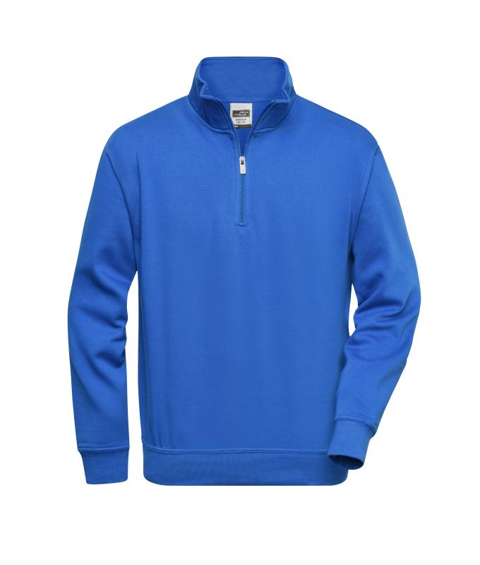 JN831 Workwear Half-Zip Sweat – royal – Daiber