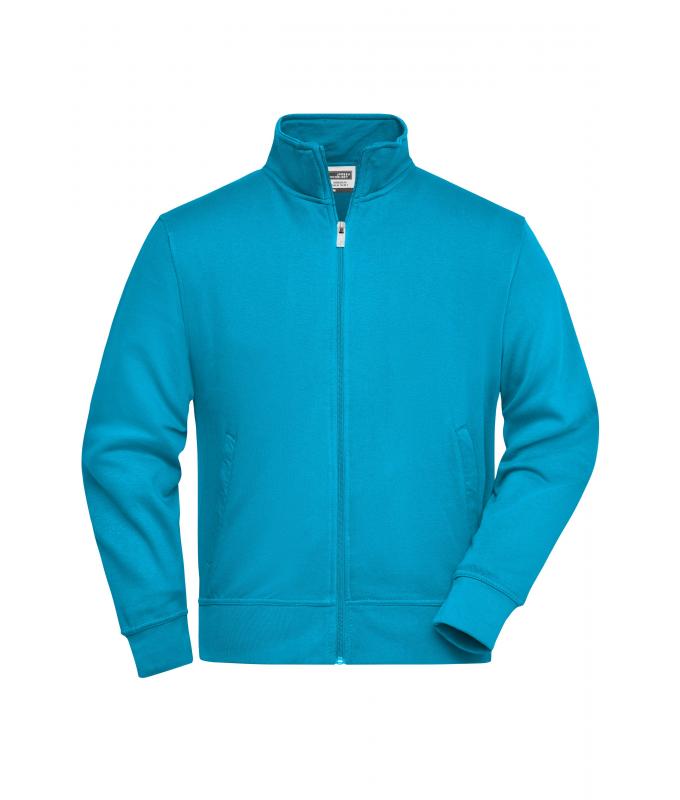 JN836 Workwear Sweatjacke – turquoise – Daiber