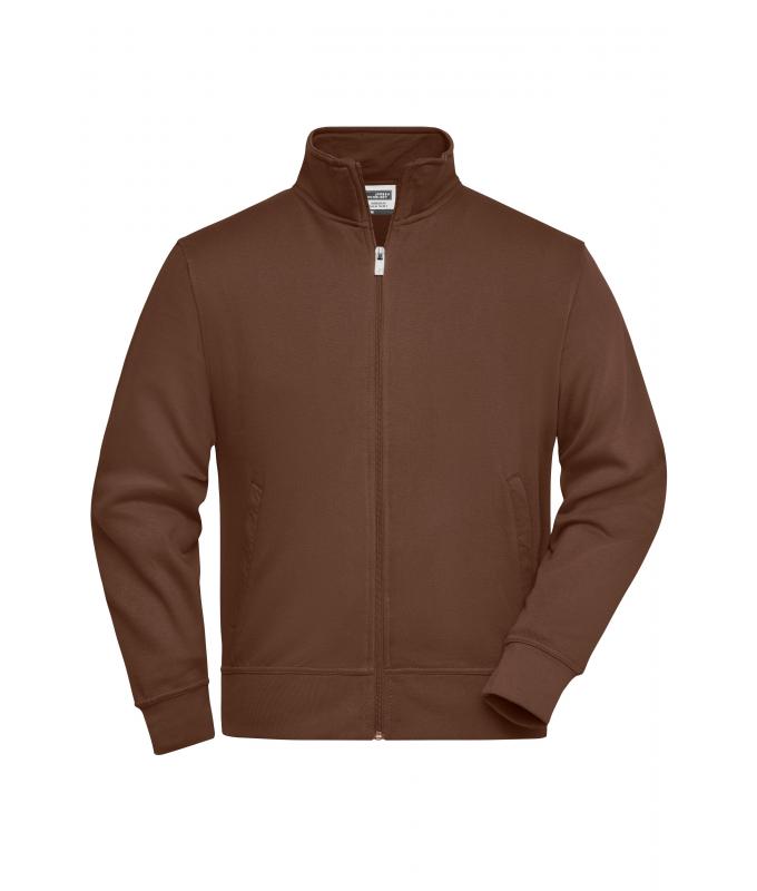 JN836 Workwear Sweatjacke – brown – Daiber