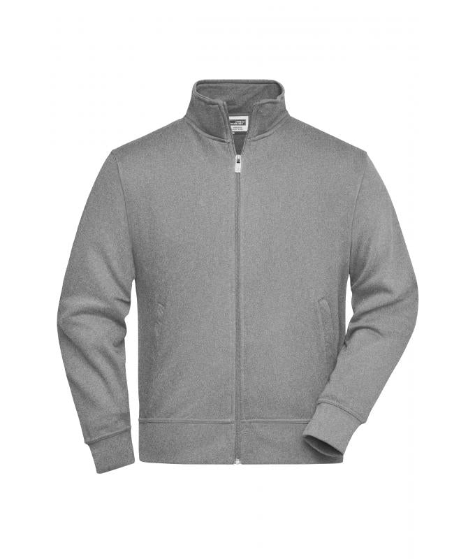 JN836 Workwear Sweatjacke – grey-heather – Daiber